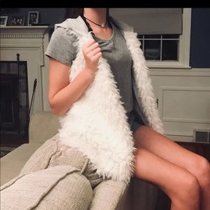 Girls Faux Fur Vest